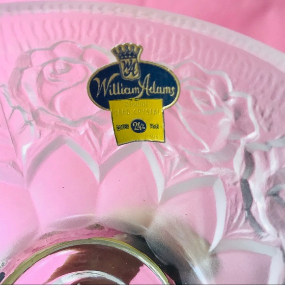 Vintage William Adams crystal bowl - Picture 2 of 6